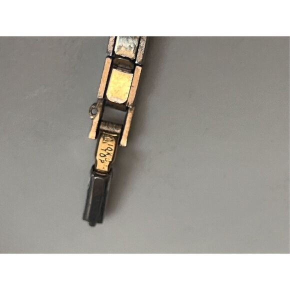 Vtg Working Caravelle By Bulova Stainless Face w/10k GF Band Wind Up Wrist Watch